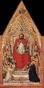 GIOTTO di Bondone St Peter Enthroned oil on canvas